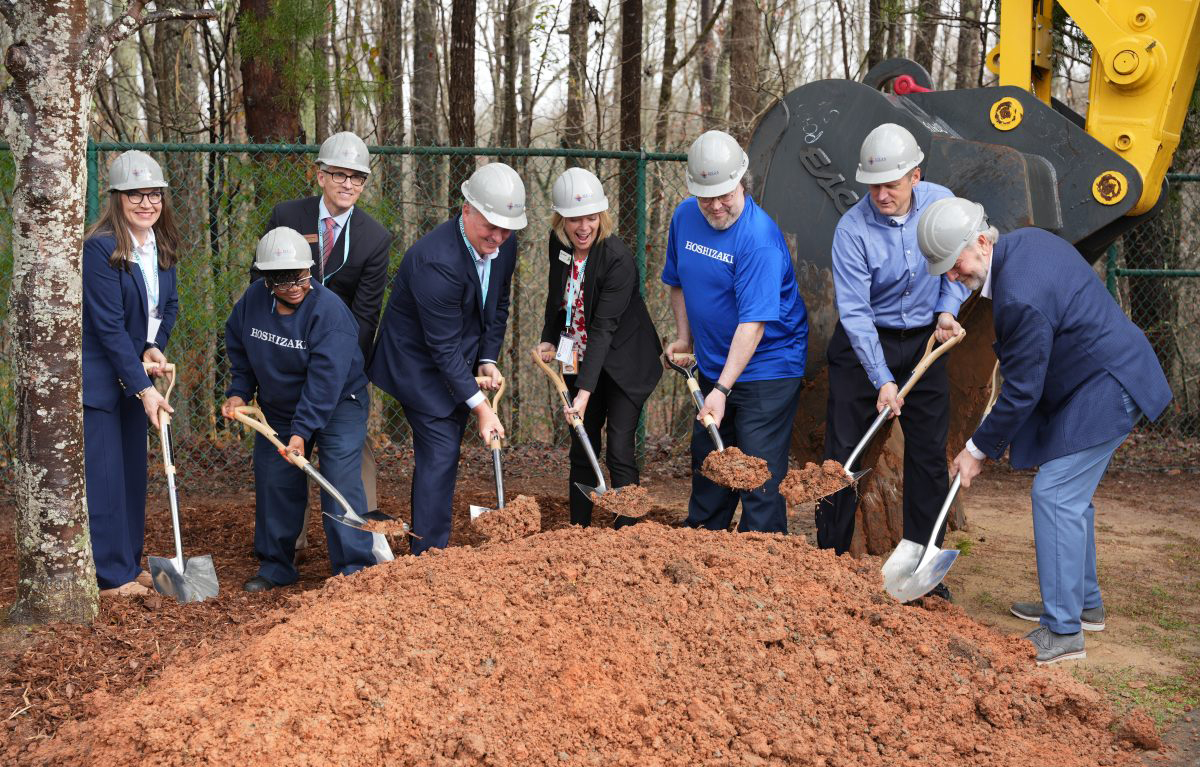 Hoshizaki breaks ground on new warehouse in Peachtree City